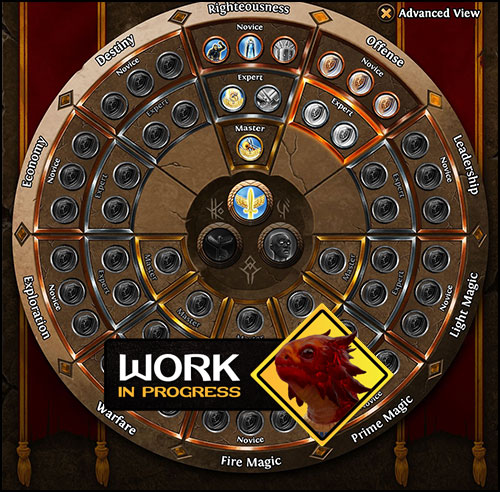 heroes of might and magic 5 skill wheel