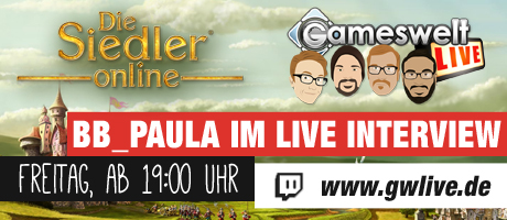 GamesweltLIVE Twitch mit Paula