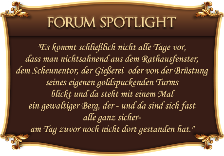 Forum Spotlight - Klick um zur Geschichte zu gelangen