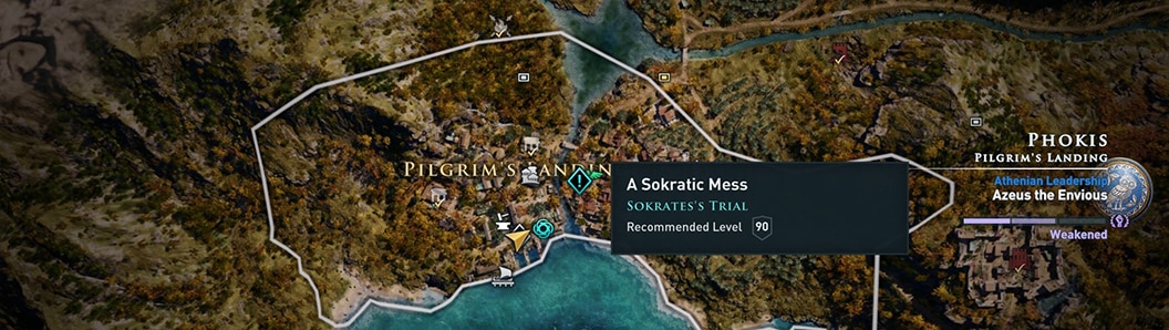 Accessing the quest Sokratic Mess Creed: Odyssey | Ubisoft Help