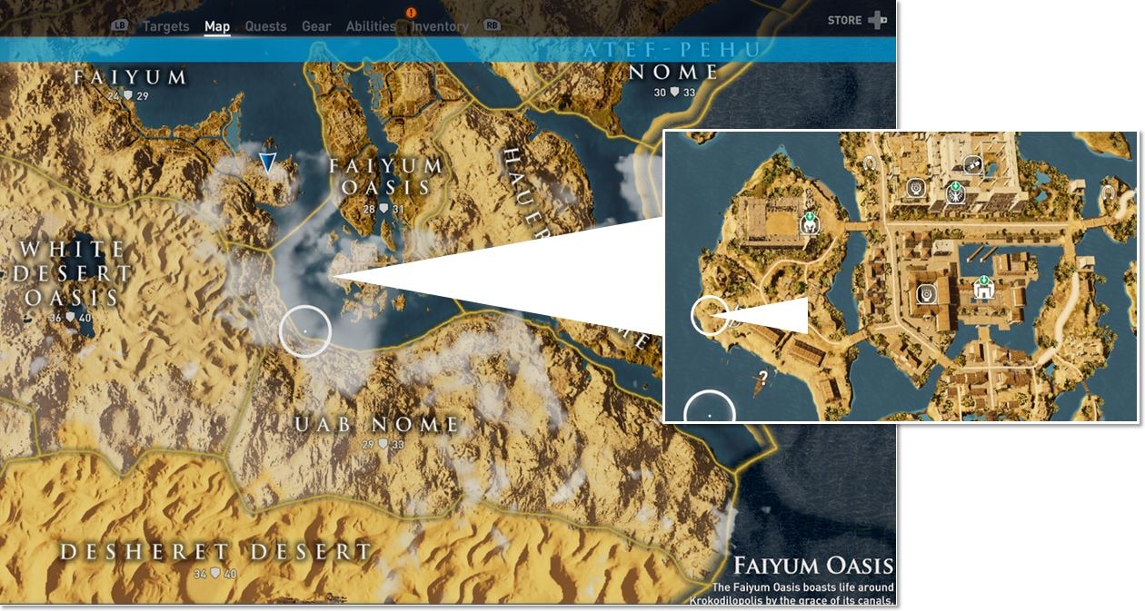 Assassin's Creed: Origins Map