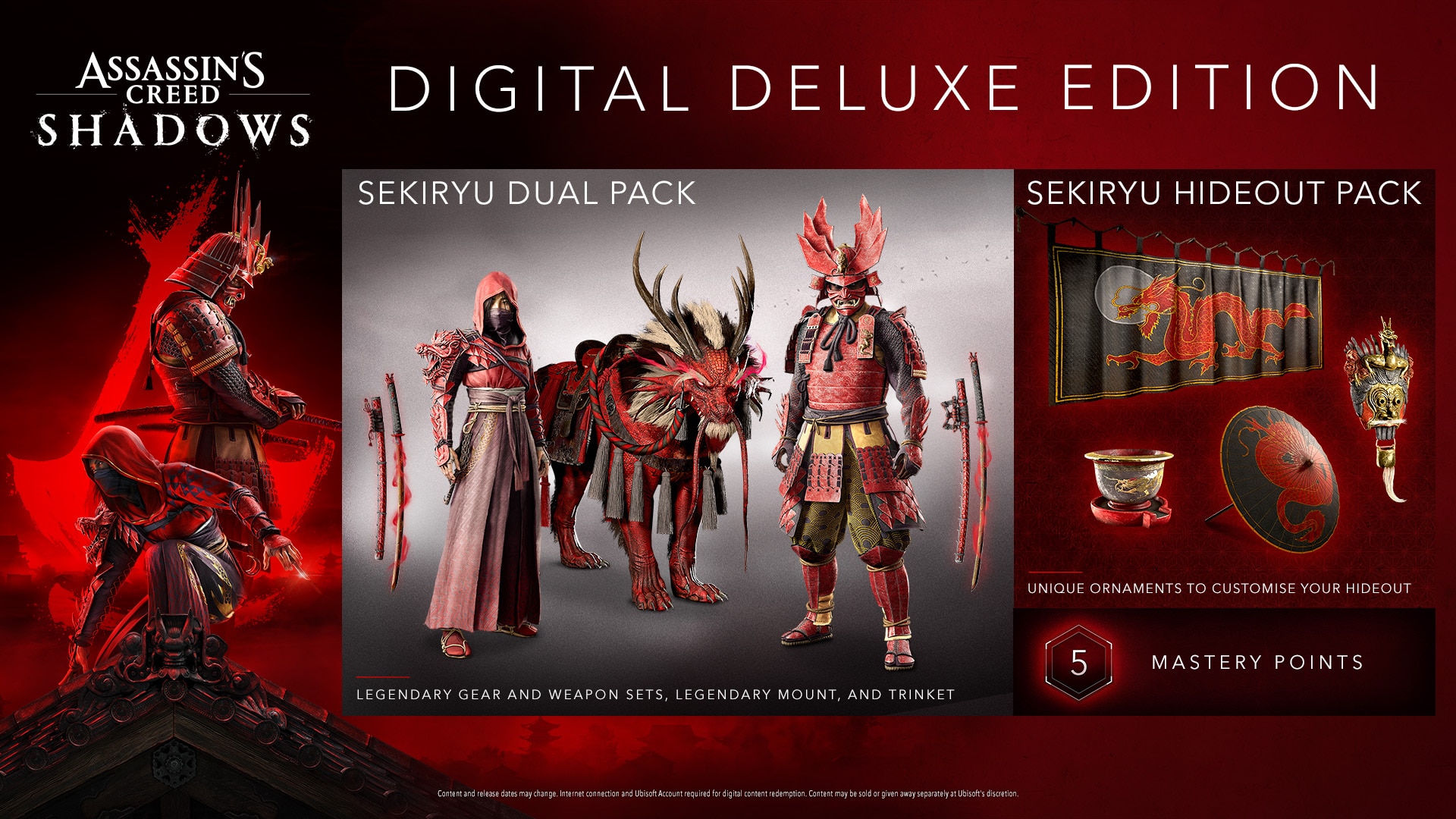 Contents of Assassin's Creed Shadows editions | Ubisoft Help