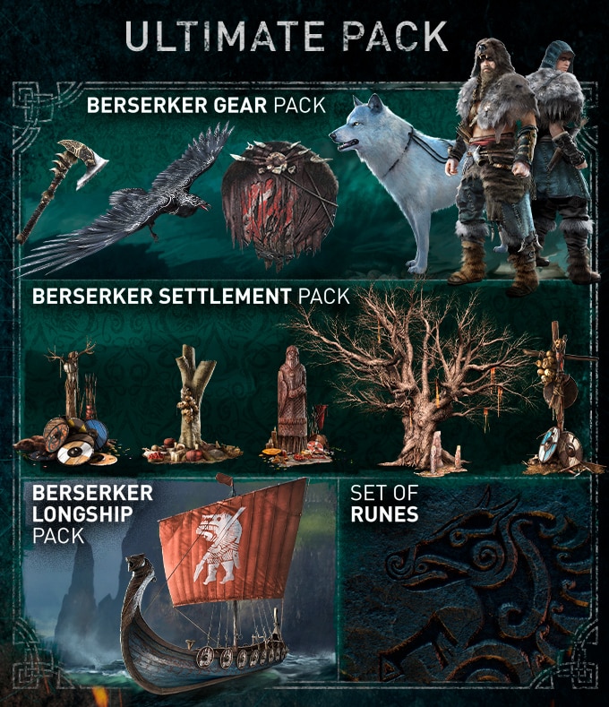 Content of the Ultimate Pack for Assassin's Creed Valhalla