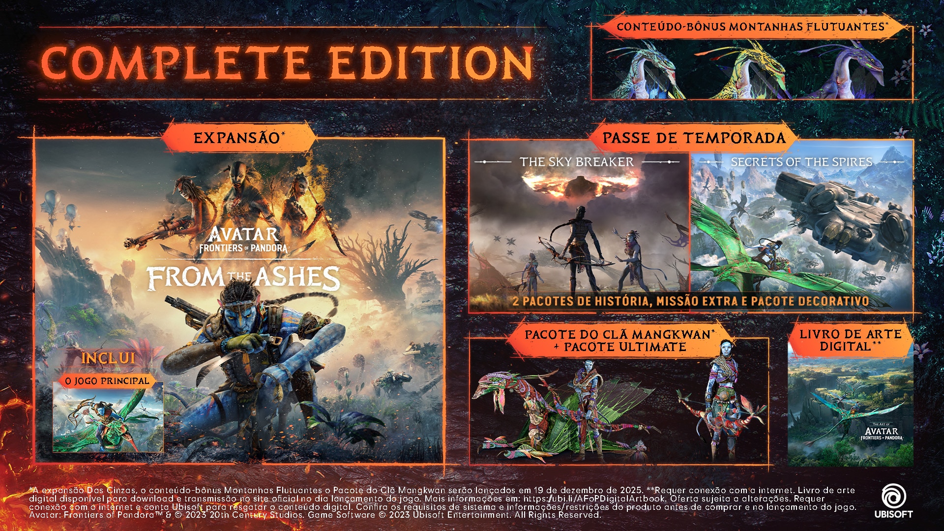 Avatar: Frontiers of Pandora セット Conteúdo das edições de Avatar: Frontiers of Pandora | Ubisoft Help