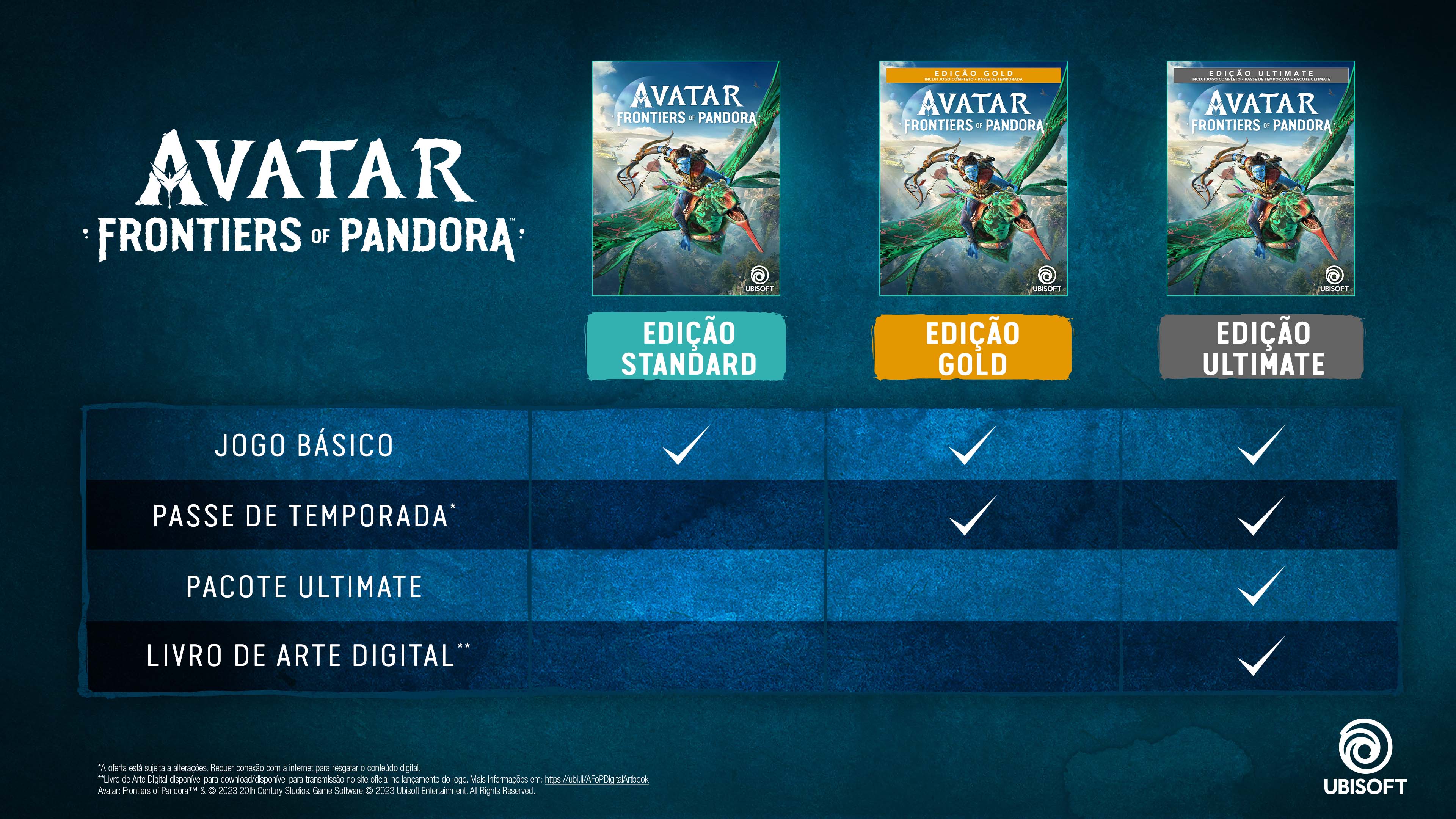 Conteúdos das edições de Avatar: Frontiers of Pandora | Ubisoft Help