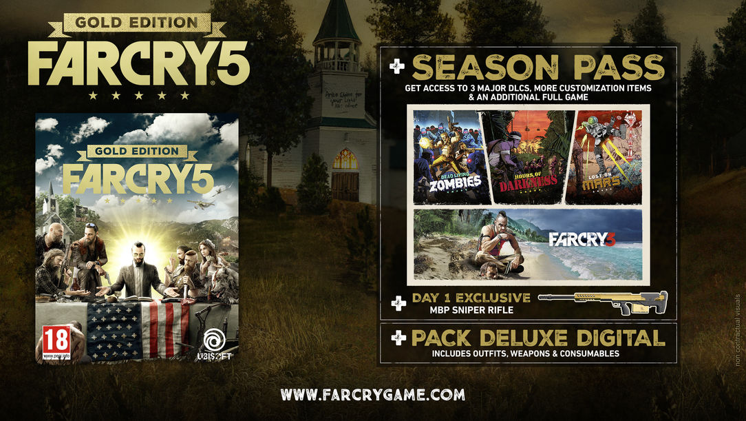 ファークライ5 (FARCRY5)　初回生産限定特典付き Amazon.co.jp: ファークライ5 デラックスエディション - PS4