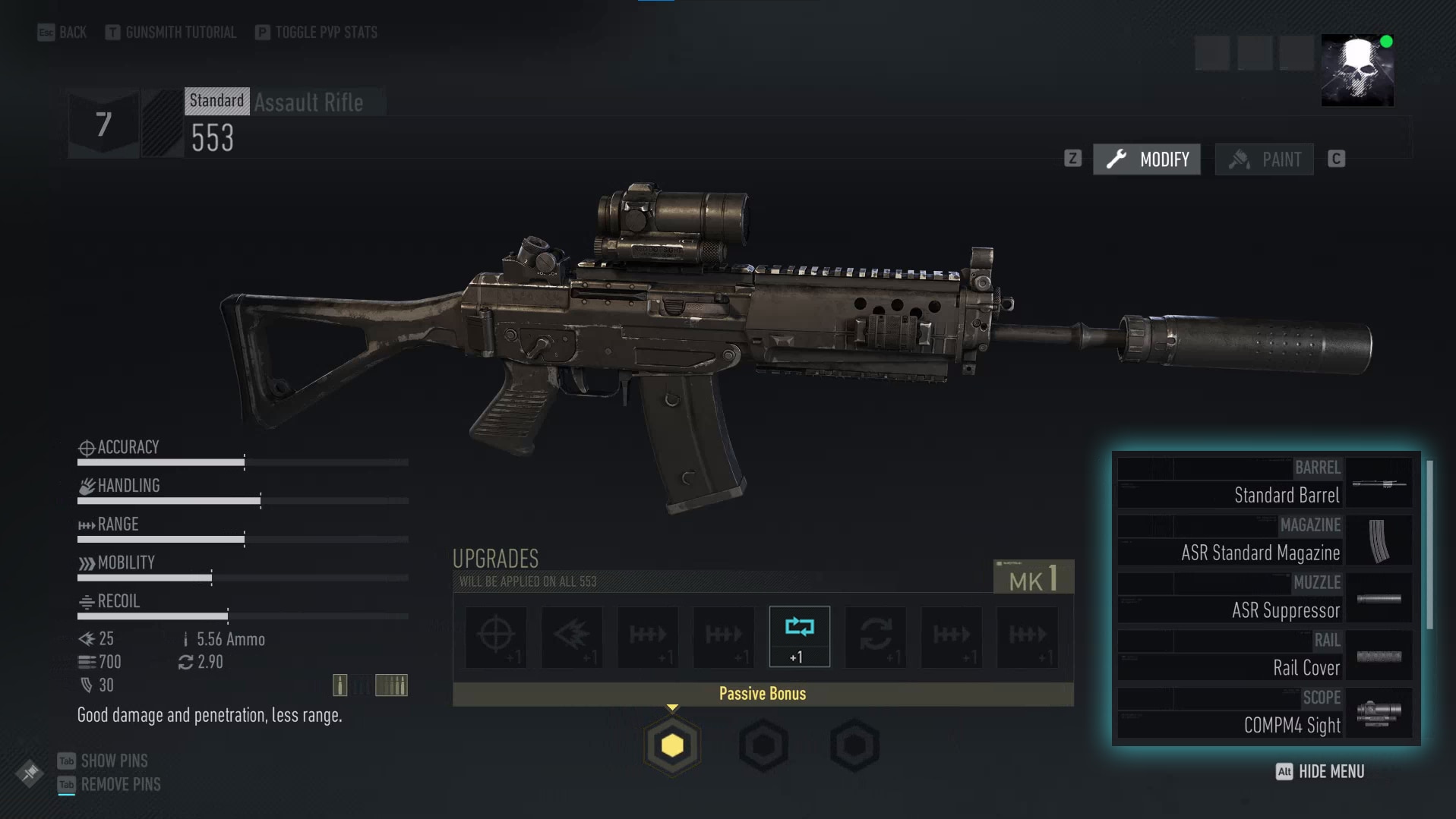 Weapon Menu 