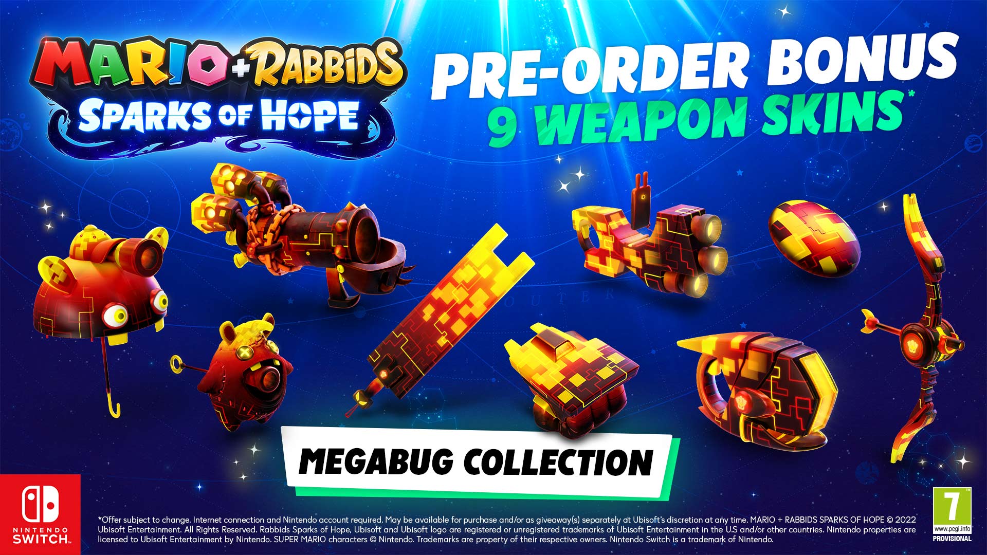 Redeeming your pre-order Sparks Rabbids of Mario | code for Help Hope + Ubisoft