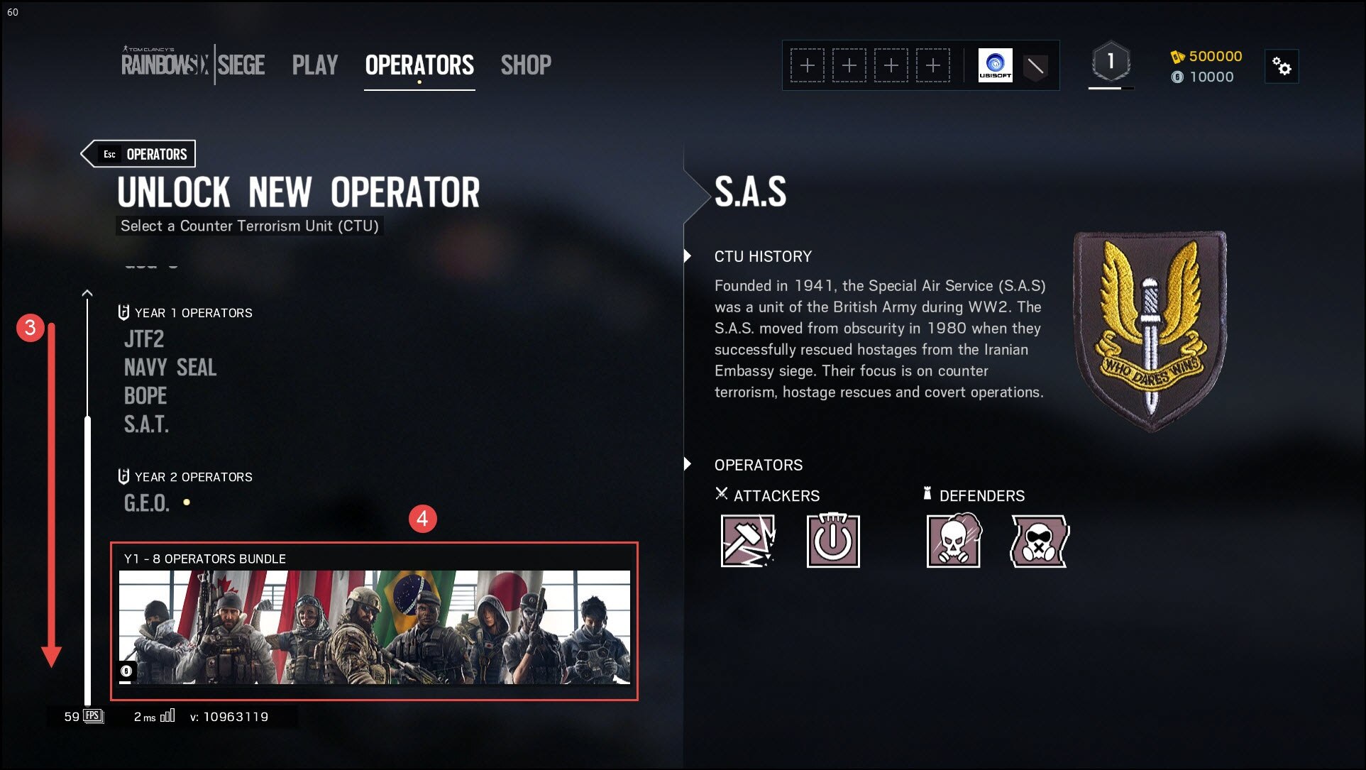 operators bundle rainbow six siege store