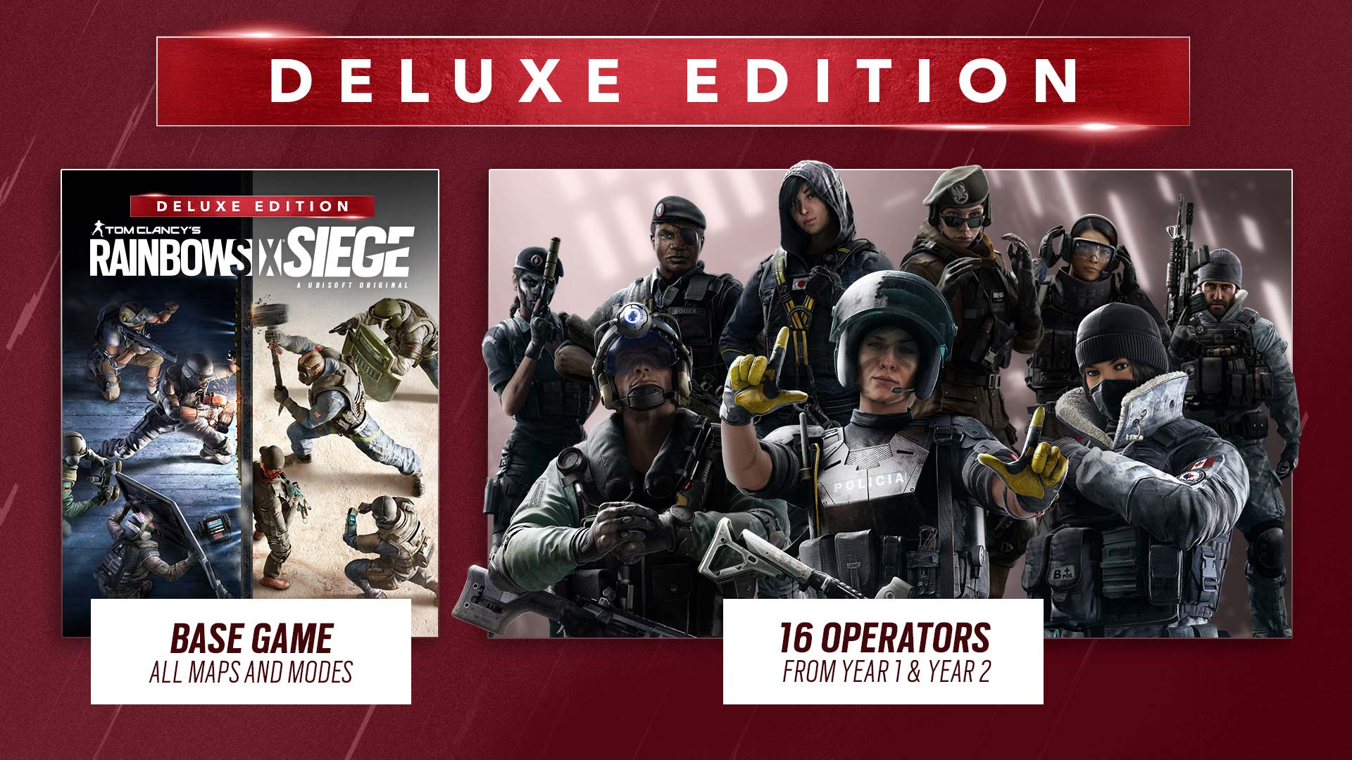 tom Bror skøn Contents of Rainbow Six Siege editions | Ubisoft Help