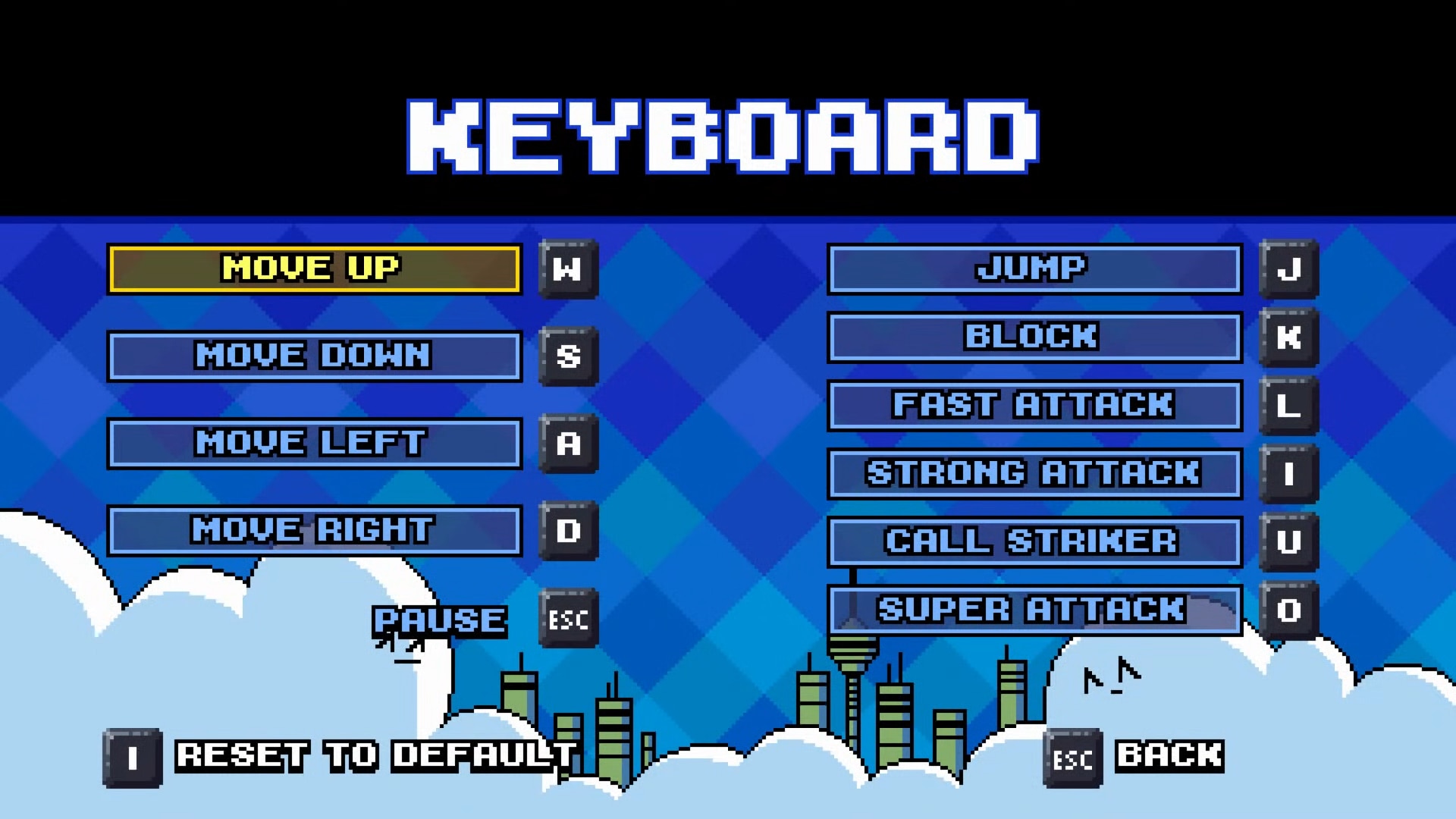 gylt keyboard controls