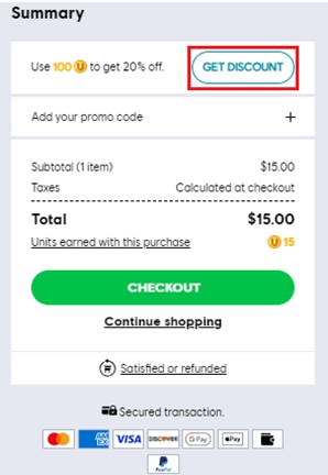 Getting a discount with Ubisoft Connect Units for the Ubisoft Store