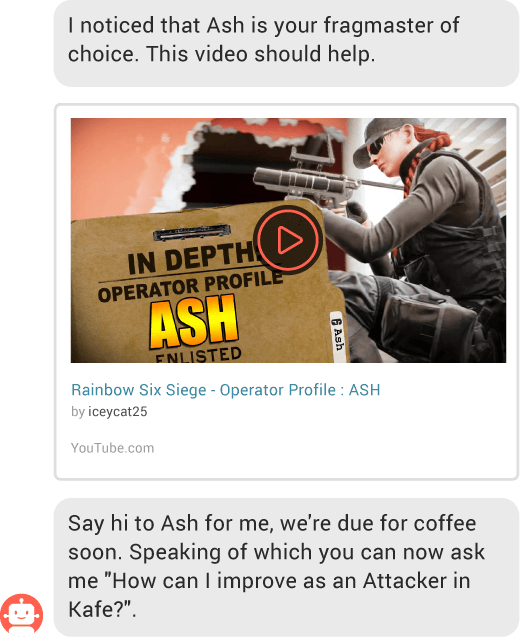 Sam example conversation